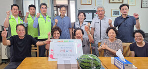 한림대학교성심병원-평안동주민자치위원회, 지역 어르신 위한 여름나기 봉사 진행